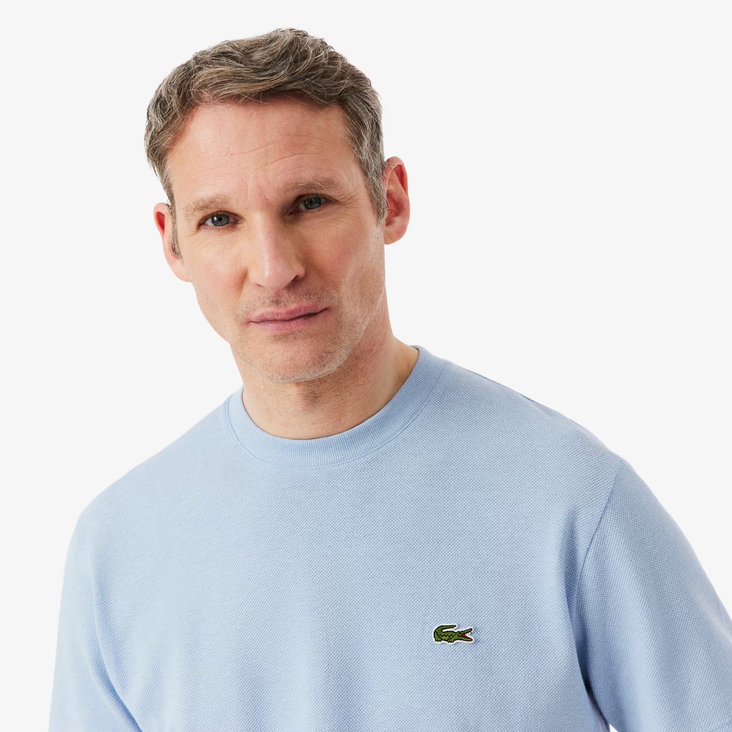 Heavy Cotton and Linen Pique T-shirt