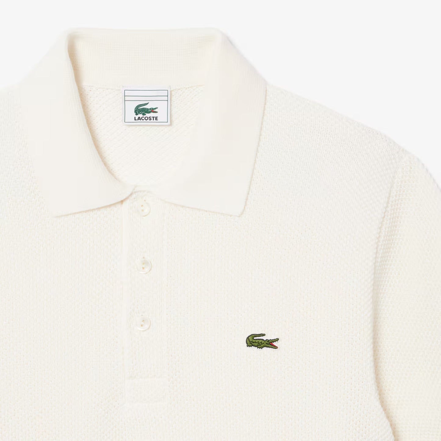 French Made Archive Re-edition Polo Collar Sweater