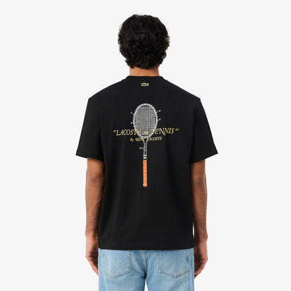 Besticktes Baumwoll-T-Shirt