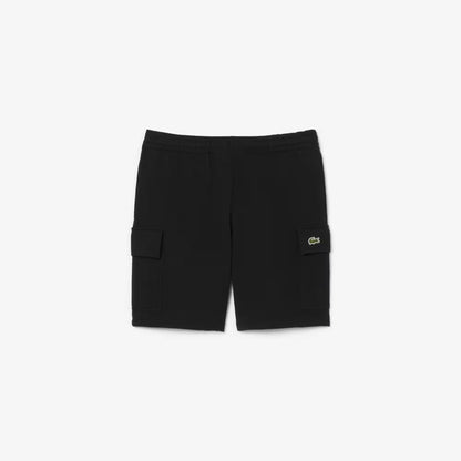 Cargo-Shorts aus Baumwollfleece