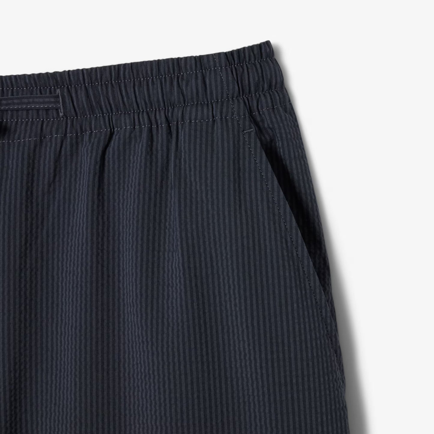Baumwoll-Seersucker-Shorts
