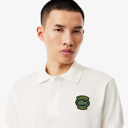 Classic Fit Petit Pique Badge Polo Shirt