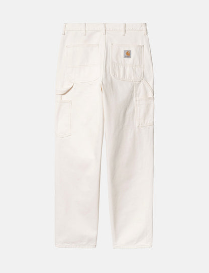 Single Knee Pant (Denim) - White